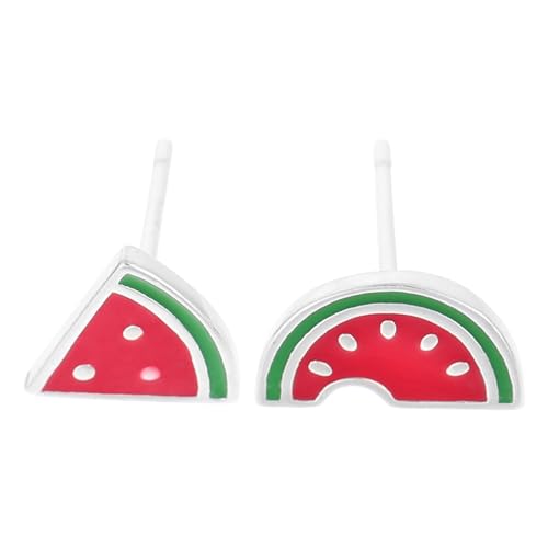 OATIPHO 1 Paar Wassermelonen-Ohrstecker Obst-Ohrringe Tropische Ohrstecker Sommerschmuck Ohrstecker Für Frauen Und Mädchen von OATIPHO