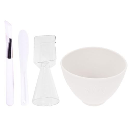 OATIPHO 1 Satz DIY Silikon Masken Werkzeug Set Teiliges Set Schüssel Stäbchen Pinsel Löffel für Gesichtspflege und DIY Haaröl Langlebig und Hautfreundlich von OATIPHO