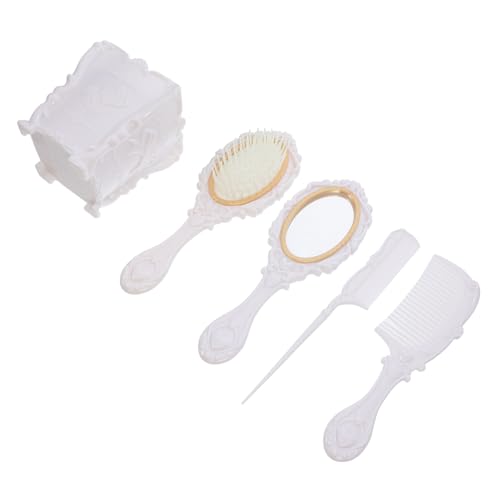 OATIPHO 1 Satz Handspiegel und Kamm Set Tragbares Haarstyling Set für für Make Up und Geeignet für Haartypen Kosmetikspiegel im Eleganten Behälter von OATIPHO