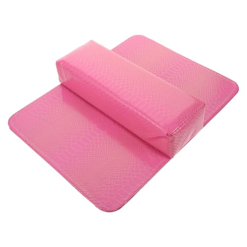 OATIPHO 1 Satz Nagelarmauflage Kissen für Maniküre Ergonomisches Handpolster mit Mat für Professionellen Einsatz und Heimgebrauch Waschbar und Tragbar Pinkes Design für Stilvolle von OATIPHO