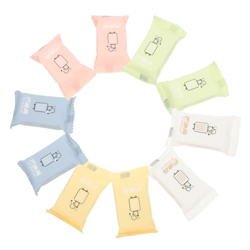 OATIPHO 10stücke Komprimiertes Gesichtstuch Einweg Handtuch Für Reisen Outdoor Hautfreundlich Mit Hoher Wasseraufnahme Für Gesichtsreinigung von OATIPHO