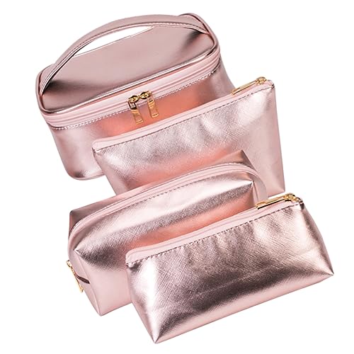 OATIPHO 1 Satz Reise Kosmetiktasche Set Teiliges Wasserdichtes PU Toiletten Set für Damen Große Kapazität Tragbare Aufbewahrung für Kosmetik und Persönliche Pflegeartikel von OATIPHO
