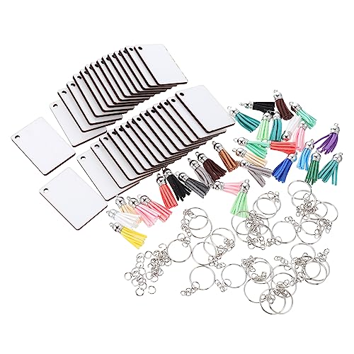 OATIPHO 10 Stück Großpackung Schlüsselanhänger Rohlinge Wärmeübertragung Druck Stilvolles für Bastelprojekte von OATIPHO