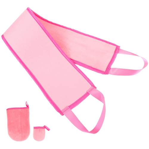OATIPHO 1 Satz Selbstbräuner Handschuh mit Rückenapplikator Teiliges Kit für Gleichmäßige Bräune Fingerlose Handschuhe für Damen Einfach zu Bedienen für Rücken und Hände von OATIPHO