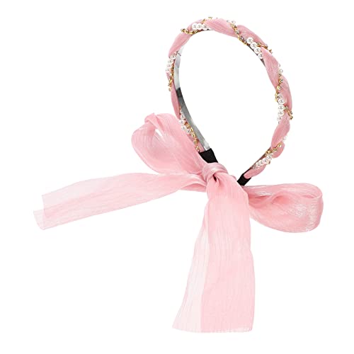 OATIPHO 1 Stück Bow Knot Damen Haarschmuck Elastisches Makeup Haarband für Gesichtspflege Süßes Design für Mädchen und für Tägliche Styling von OATIPHO