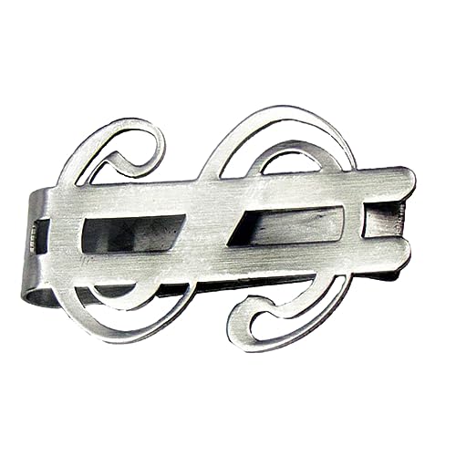 OATIPHO 1stücke Geldklammern Mit Dollarzeichen Form Doppelseitige Geldklammer Aus Metall Kompakter Geldbörse-Clip Für Männer Und Frauen von OATIPHO