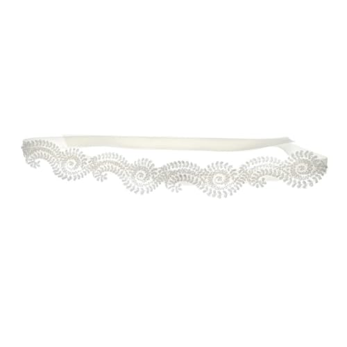 OATIPHO 1 Stück Hochzeits Haarschmuck für Bräute Vintage Blumen Haarband aus Eleganter Spitze Leicht und Tragbar für Hochzeiten Partys und Besondere Anlässe von OATIPHO