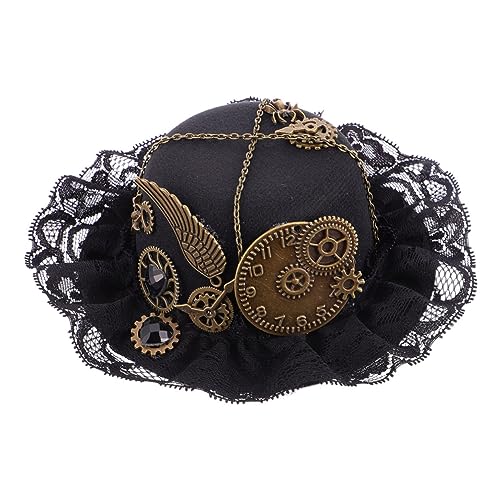 OATIPHO 1 Stück Klein Retro Steampunk Hut Haarspange Luminous Performance Accessoire für Cosplay und Partys aus Leichtem für Herren und Damen Geeignet OATIPHO 1 Stück Klein Retro Steampunk Hut Haarspange Luminous Performance Accessoire für Cosplay und Partys aus Leichtem für Herren und Damen Geeignet von OATIPHO