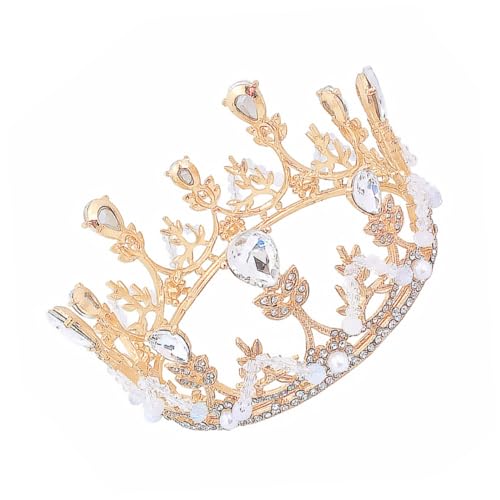OATIPHO 1 Stück Krone für Geburtstagskrone mit Kristallen Leicht und Komfortabel für Partys Festivals und Fotoshootings Besondere Anlässe und Kostümpartys von OATIPHO