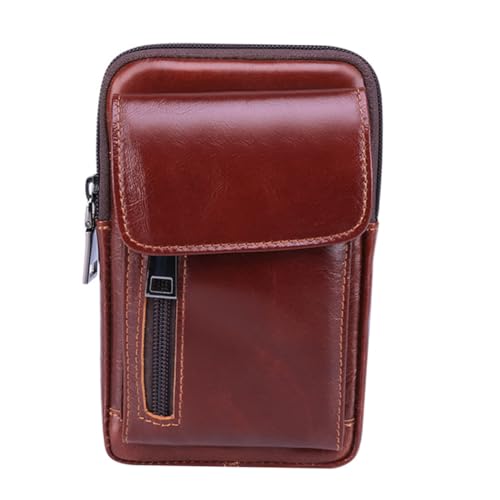 OATIPHO 1 Stück Ledertailentasche Herren Gürteltasche Fitnessstudio Taille Männer visitenkartentasche Handy gurteltaschen Sporttasche Mobiltelefontasche Handytasche aus Rindsleder Brown OATIPHO 1 Stück Ledertailentasche Herren Gürteltasche Fitnessstudio Taille Männer visitenkartentasche Handy gurteltaschen Sporttasche Mobiltelefontasche Handytasche aus Rindsleder Brown von OATIPHO