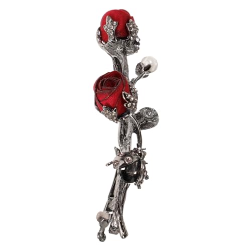 OATIPHO 1 Stück Rote Rosen Haarklammer Retro Legierung Frühlings Haarspange Kopfstück für Damen für Hochzeiten Partys und Besondere Anlässe OATIPHO 1 Stück Rote Rosen Haarklammer Retro Legierung Frühlings Haarspange Kopfstück für Damen für Hochzeiten Partys und Besondere Anlässe von OATIPHO
