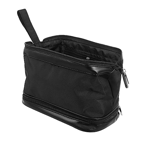 OATIPHO 1 Stück Tragbare Wasch und Kosmetiktasche Wasserdichter Reise Organizer für Toilettenartikel für Männer mit Robustem Design und Einfacher Handhabung Schwarz von OATIPHO