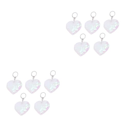 OATIPHO 10stücke Herzförmige Schlüsselanhänger Mit Dekorative Taschenanhänger Für Partys Geburtstagsgeschenke Valentinstag Und Besondere Anlässe Kreative Langlebige Schmuckstücke von OATIPHO