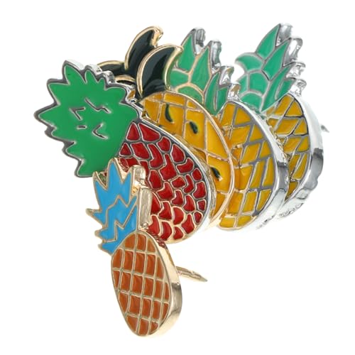 OATIPHO 2 Sets Ananas-broschen-set Für Frauen Und Mädchen Modisches Party-zubehör 5 Stück von OATIPHO