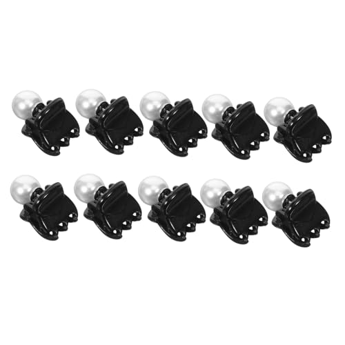 OATIPHO 10 Stück Mini Haarspangen mit Perlen Stilvolle Starke Haltekraft Rutschfeste Haarklammern für Damen Dezente Haarschmuck Clips für Hochzeiten Partys und Besondere Anlässe von OATIPHO
