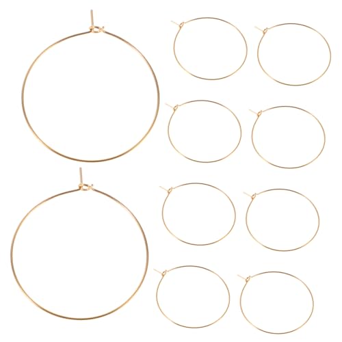 OATIPHO 10stücke Creolen Für Damen Große Runde Ohrringe Aus Edelstahl Statement-creolen Ohne Branding Übergroße Creolen Für Alltag Und Partys Leicht Und Langlebig von OATIPHO