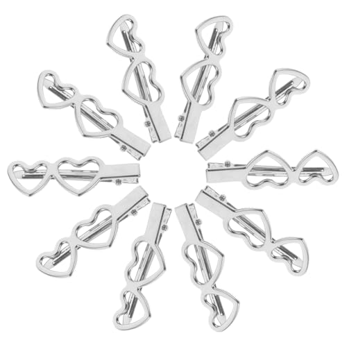 OATIPHO 10 Stück Teiliges Haarspangen für Damen Silbergraue Haarklammern aus Metall Stylisches Haaraccessoire für Besondere Anlässe für Trendige Frisuren von OATIPHO