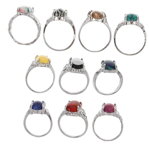 OATIPHO 10Stücke Vintage Knuckle Ringe Set für Damen Stapelring Set mit Handgefertigten Dekorative Boho Finger Ringe für Einzigartige Outfits für Anlässe von OATIPHO