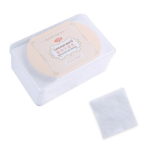 OATIPHO 1000stücke Gesichtspads Aus Vliesstoff Make-up-pads Mit Aufbewahrungsbox Für Nagellack Make-up-entferner Und Hautpflege Hautfreundlich Und Unverklumpt von OATIPHO