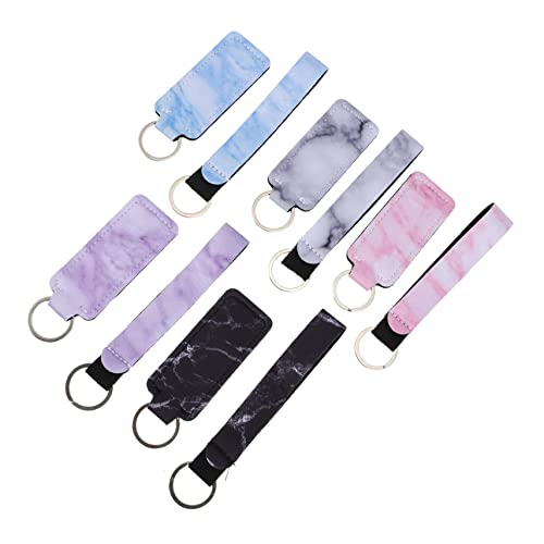 OATIPHO 10stücke Teiliges Praktischer Lippenstift-schützer Mit Schlüsselanhänger Kreative Aufbewahrung Für Lippenpflege Und Schlüssel Für Unterwegs Und -Dekoration von OATIPHO