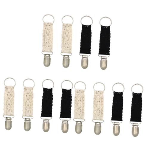 OATIPHO 12 Stk Spitze Hut Clip Spitzenhutclips für die Reise Clip für Reisekappen pocket clip schalclip Mehrzweck-Hutclip Hutclips für Handtaschen tragbar Doppel Team Taschen clip reisen von OATIPHO