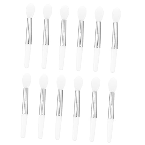 OATIPHO 12 Stück Silikon Lippenpinsel Wiederverwendbare Lippenstift Applikatoren für Lippenmasken für Make Up und Kosmetische Anwendungen Kompakt und Tragbar Damen und Modebegeisterte von OATIPHO