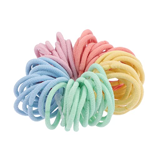 OATIPHO 120stücke Elastische Haargummis Für Mädchen Nahtlose Pferdeschwanzbänder Kleine Haargummis Für Dickes Lockiges Glatte Und Dünne Haare von OATIPHO