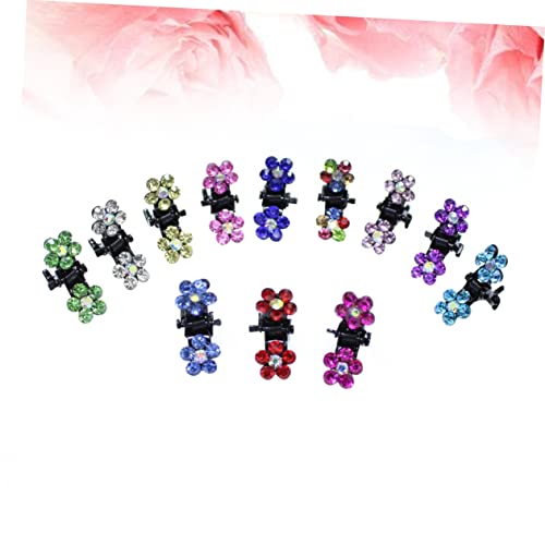OATIPHO 120stücke Mini-haarnadel-pfote-clips Für Mädchen Bunte Haarkralle Mit Blumen-design Haar-clip Für Junge Mädchen Einfach Zu Befestigen Langlebiges Snap-design von OATIPHO