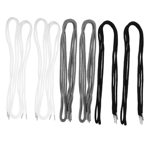 OATIPHO 12Stücke Kordelzug Ersatz für Jogginghosen Hoodies Einstellbare Schnur mit Metallkopf Langlebig und Einfach Einzufädeln für von OATIPHO