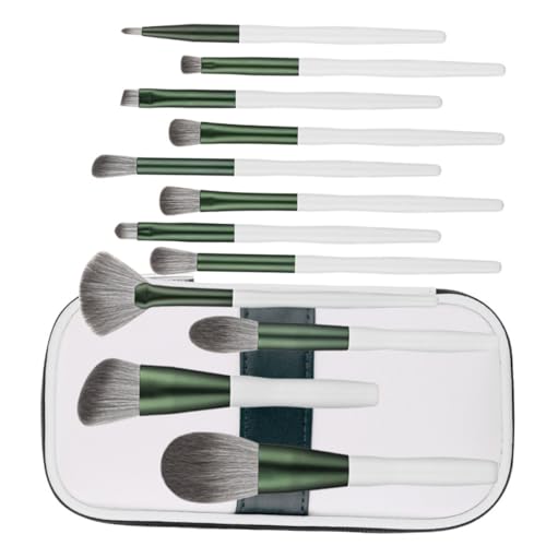 OATIPHO 12Stücke Teiliges Make Up Pinselset für Professionelle Anwendung Foundation und Augenbrauenpinseln für Konturierung und Lidschatten mit Praktischer Kosmetiktasche von OATIPHO