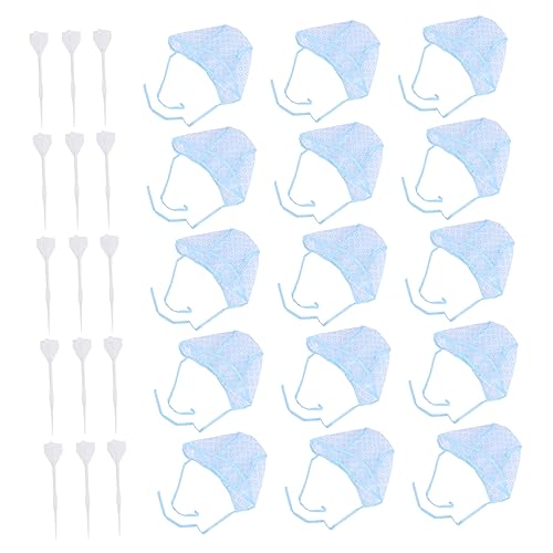 OATIPHO 15 Sätze Haarfärbe Set mit Strähnenkappen und Häkelnadeln Professionelles Haarfärbewerkzeug für Diy Haarfärbung und Salonanwendungen Hochwertige Bequeme von OATIPHO