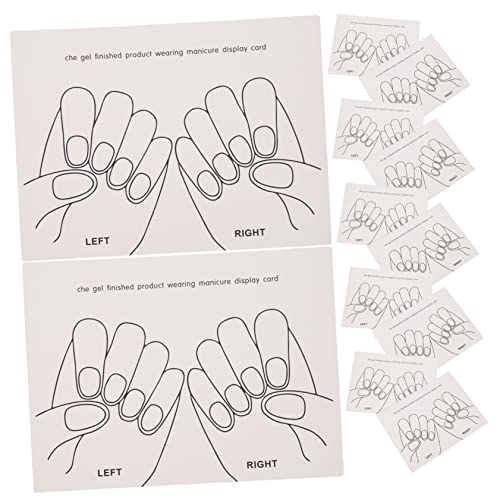 OATIPHO 15stücke Nagel Farb Karten Professionelle Künstliche Nagel Tipps Anzeige Papier Karten Für Nagelpräsentation von OATIPHO