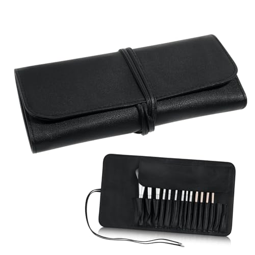 OATIPHO 15 Stück PU Leder Kosmetiktasche Damen Makeup Aufbewahrungstasche Tragbar Groß Fassungsvermögen Leicht Für Reisen Business Camping Geeignet von OATIPHO