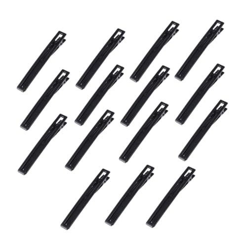 OATIPHO 15 Stück Teiliges Haarklammern Rechteckige Haarnadeln Rutschfeste Haarspangen für Damen und Mädchen für Hochzeiten Partys und Alltag Schwarzes Design von OATIPHO