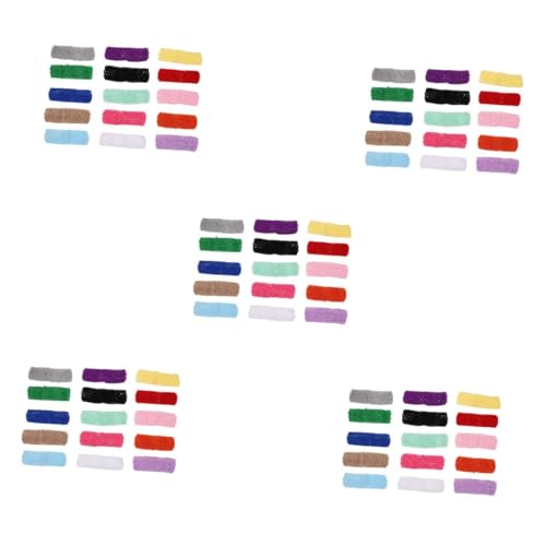 OATIPHO 150 Stck. Elastische Gehäkelte Stirnbänder Bunt Retro Stretch Haarbänder für Frauen Mädchen Festival Haarwickel Vielseitig und Angenehm Modisch von OATIPHO
