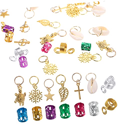OATIPHO 150 Stück Haarschmuck Set für Zöpfe Bunte DIY Haarschmuck Accessoires für Leicht Vielseitig für Partys und Festivals von OATIPHO