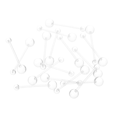 OATIPHO 16stücke Klares Bauchnabelpiercing Mit Flexiblem Stabdesign Unsichtbarem Look Für Frauen Angenehm Zu Tragen Vielseitig Für Arbeitsveranstaltungen Und Heimgebrauch von OATIPHO