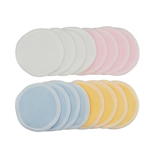 OATIPHO 16stücke Wiederverwendbare Wattepads Für Gesicht Und Make-up-entfernung Doppellagig Waschbar Mit Aufbewahrungstasche Für Augen-make-up Lidschatten Mascara Lippenstift Und Mehr von OATIPHO