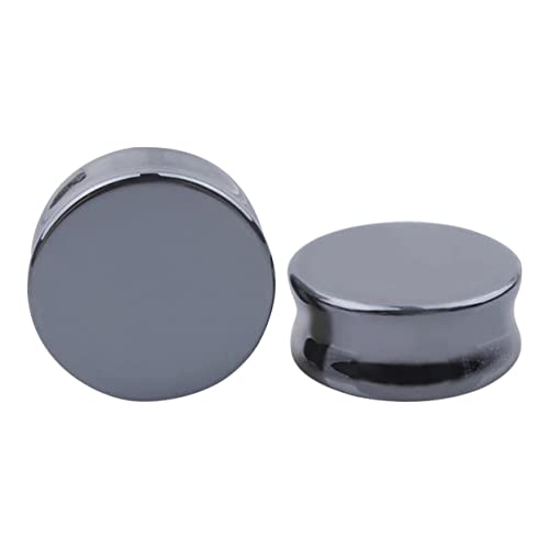 OATIPHO 1Paar Naturstein Ohrmuschel Piercing Schwarze Ohr für Körper Piercing Schmuck für Partys und Besondere Anlässe Perfektes für Frauen von OATIPHO