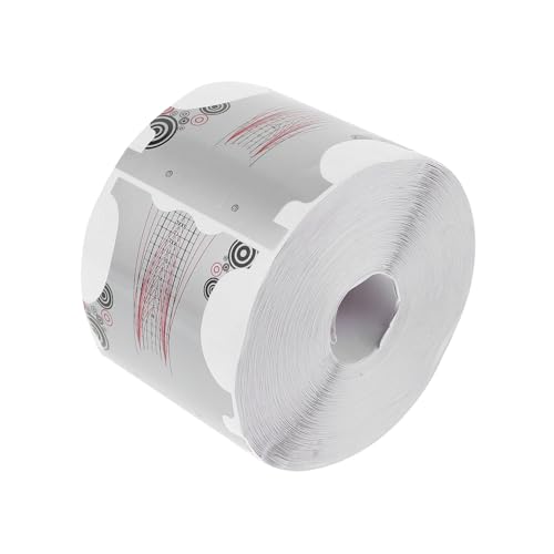 OATIPHO 1Roll Diy Nagelkunst Aufkleber Nagelverlängerungsform Guide Sticker für Maniküre Selbstklebend und Nagelstudios und Heimgebrauch für Nageldesigns und Anfänger von OATIPHO