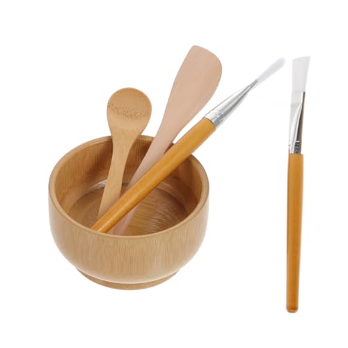 OATIPHO 1Satz DIY Gesichtsmaske Schalen Set mit Pinsel und Löffel Teiliges Mischwerkzeug für für Zuhause und Schönheitssalons Langlebig und Einfach zu Reinigen von OATIPHO
