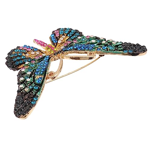 OATIPHO Schmetterlingsbrosche Mit Strass Für Damen Kleidungsbrosche Aus Hochwertiger Legierung Schmetterlings-brustnadel Für Party-kleidungszubehör von OATIPHO