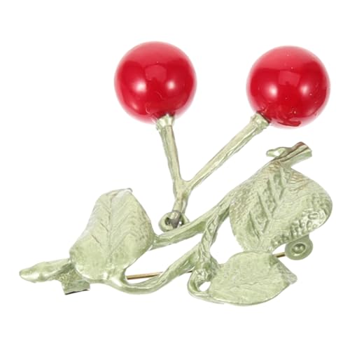 OATIPHO 1Stk Kleidung Corsage abstecknadeln modeschmuck Anstecknadel Kirsche Brosche Mode Schmuck Niedliche Brosche broschen für kleidung Brosche Abzeichen Brosche von OATIPHO