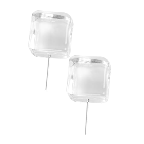 OATIPHO 1stück Cube Earbob Eiswürfel Ohrstecker Kreative Quadratische Earring Für Damen Klare Und Transparente Für Besondere Anlässe Für Freunde von OATIPHO