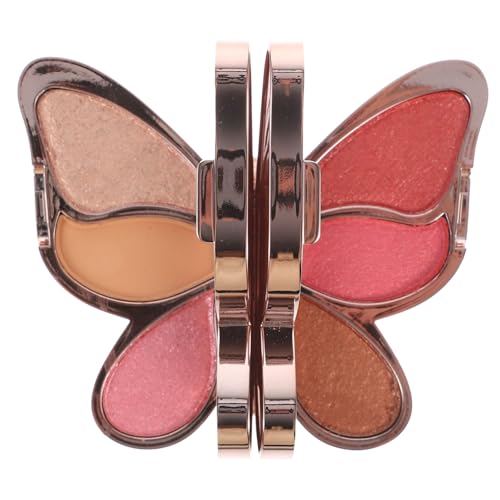 OATIPHO 1Stück Farben Glitzer Lidschatten Palette Schimmernde Hochpigmentierte Make Up Kosmetik für Langlebiges Wasserfestes Makeup Zubehör von OATIPHO