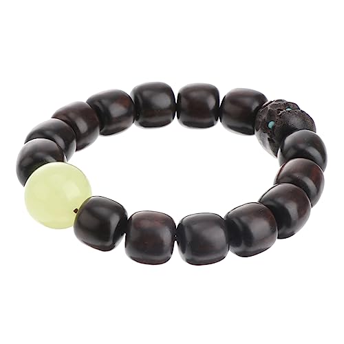 OATIPHO 1Stk Armband aus Ebenholz Perlenarmbänder buddhistischer Perlenarmreif Perlenkette armschlinge Armband aus Holzperlen buddhistische Kette Nachtperle Anhänger fluoreszierende Perlen von OATIPHO