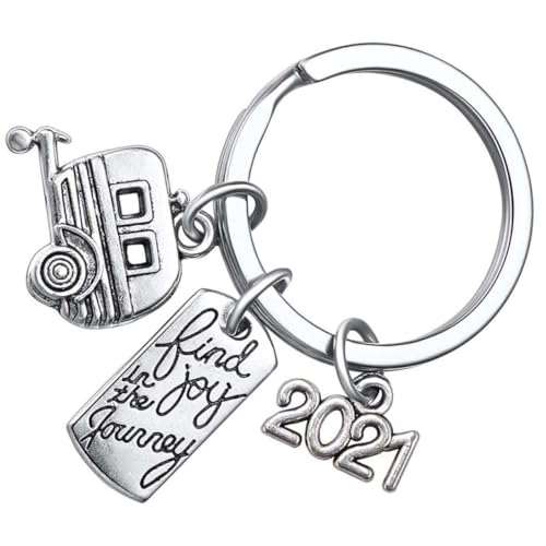 OATIPHO Schlüsselanhänger Für '' Wohnmobilanhänger Schlüsselanhänger 2021 Reisesouvenir Klemmdekoration von OATIPHO