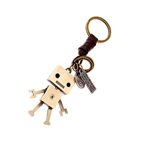 OATIPHO Schlüsselanhänger Roboter Anhänger Beweglich Schlüsselring Taschenanhänger Ornament Mädchen von OATIPHO
