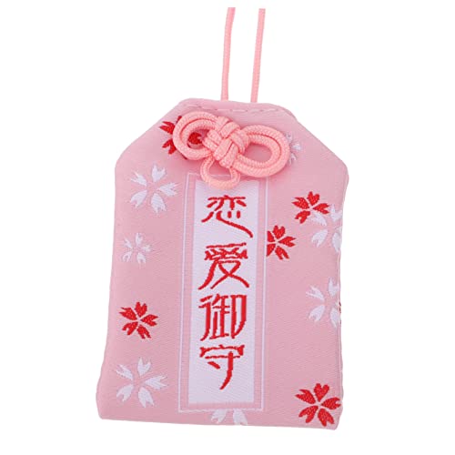 OATIPHO 1stk Sichere -wache Japan-schlüsselanhänger Körper Halskette Bestickte Segenstasche Ornamente Dekorationen Süßer Schlüsselanhänger Beutel Charme Reize Rosa von OATIPHO