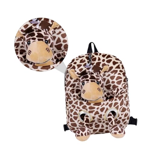 OATIPHO Große Kapazität Schultasche Für Junge Mädchen Cartoon-Design Rucksack Mit Plüsch- Schultertasche Für Studenten Für Schule Und Alltag von OATIPHO